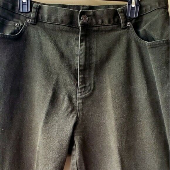 Vintage 1990s Womens Lauren Ralph Lauren Green High waisted high rise Je… - Picture 6 of 14